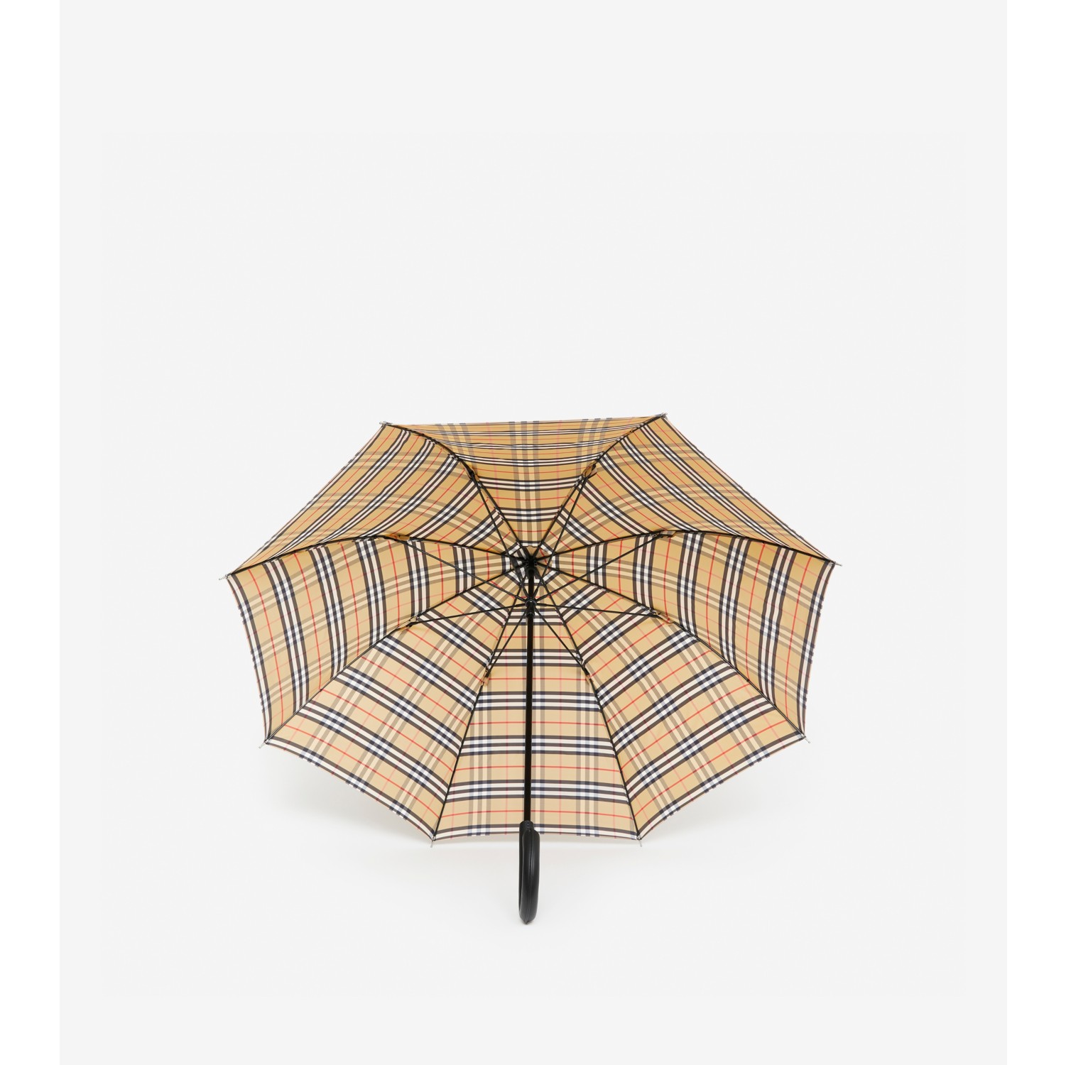 Check Umbrella in Archive beige Burberry Official