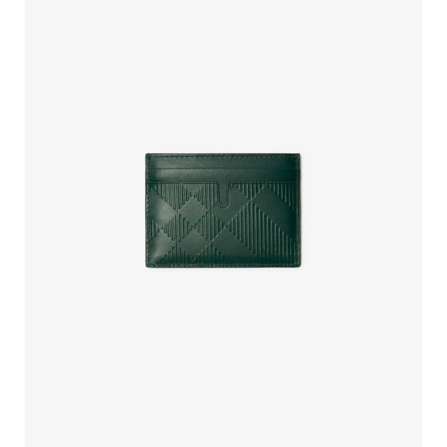 Check embossed leather card on sale case