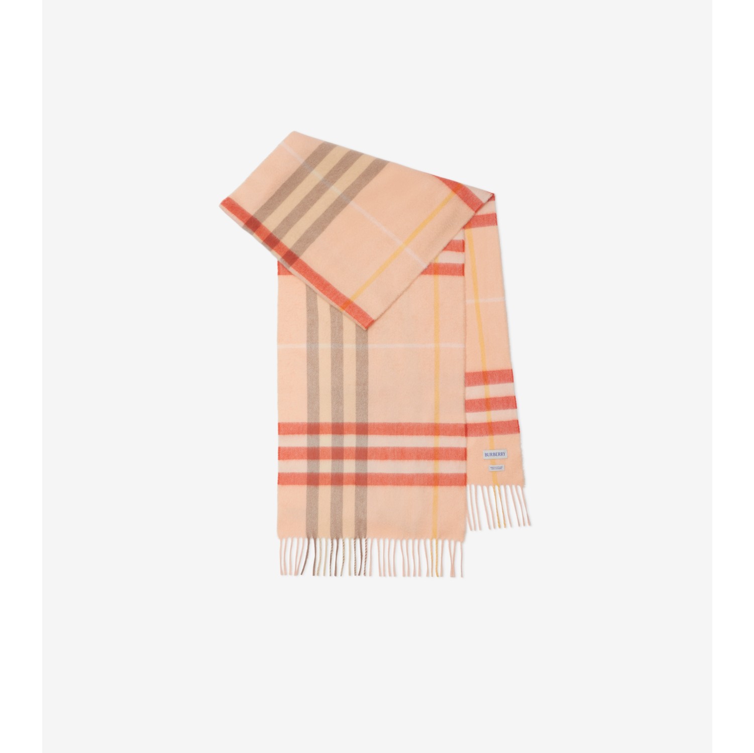 Check Cashmere Scarf