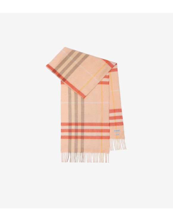 Check Cashmere Scarf