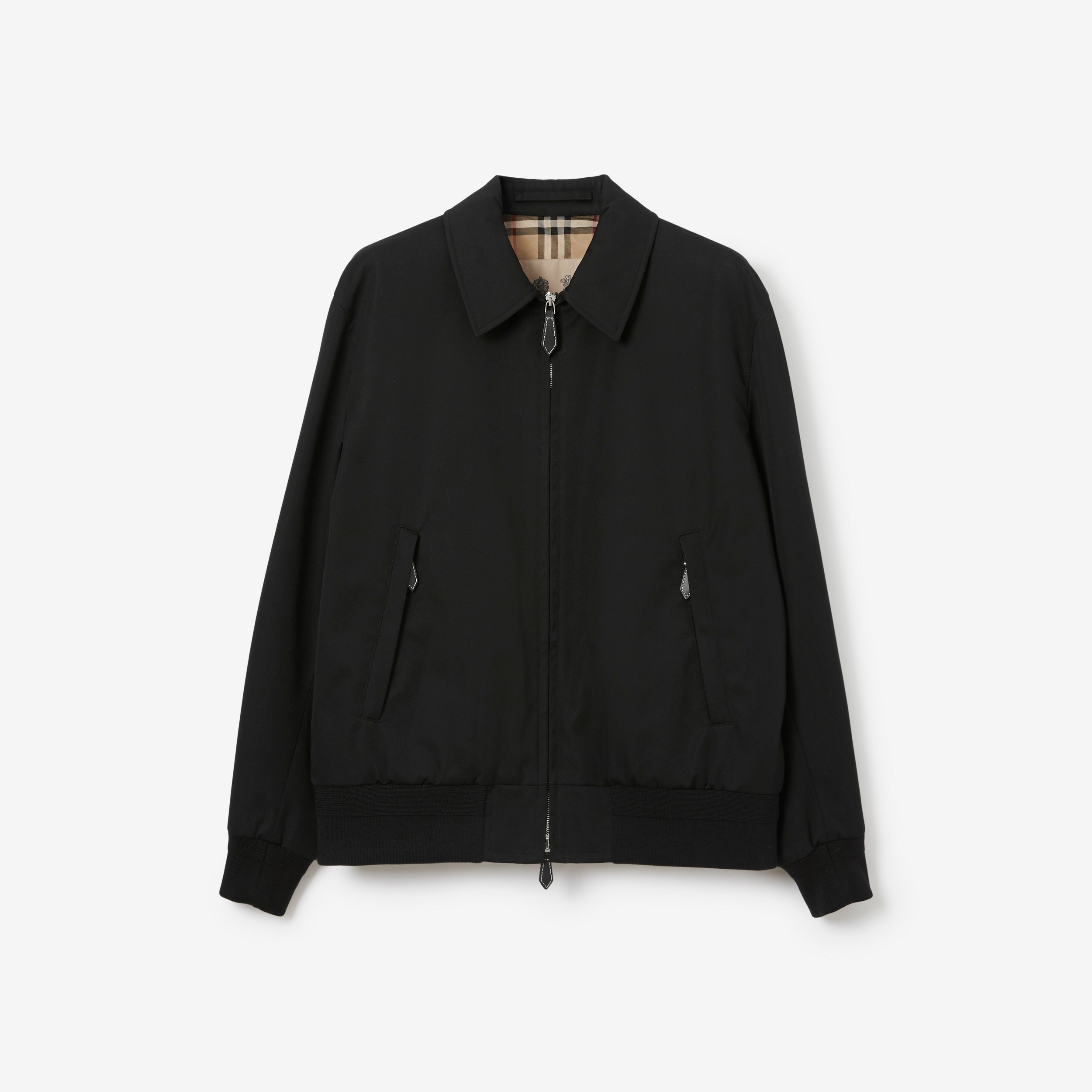 tang permeabilitet Vent et øjeblik Soho Heritage Harrington Jacket in Black - Men | Burberry® Official