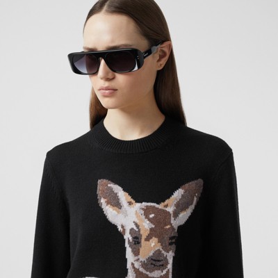 burberry intarsia sweater