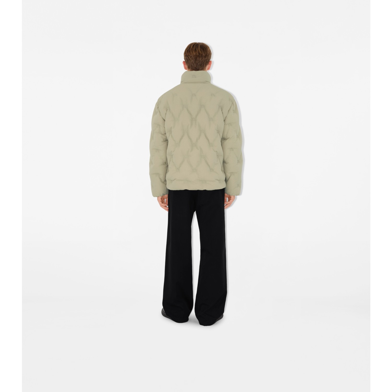 EKD Nylon Padded Jacket in Lichen - Men | Burberry® Official