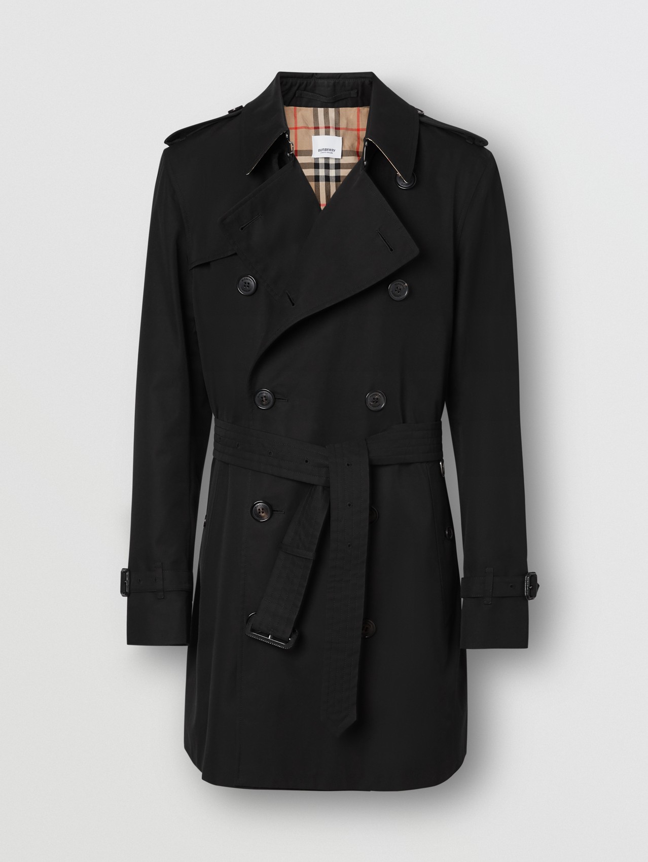 The Short Wimbledon Trench Coat in Black