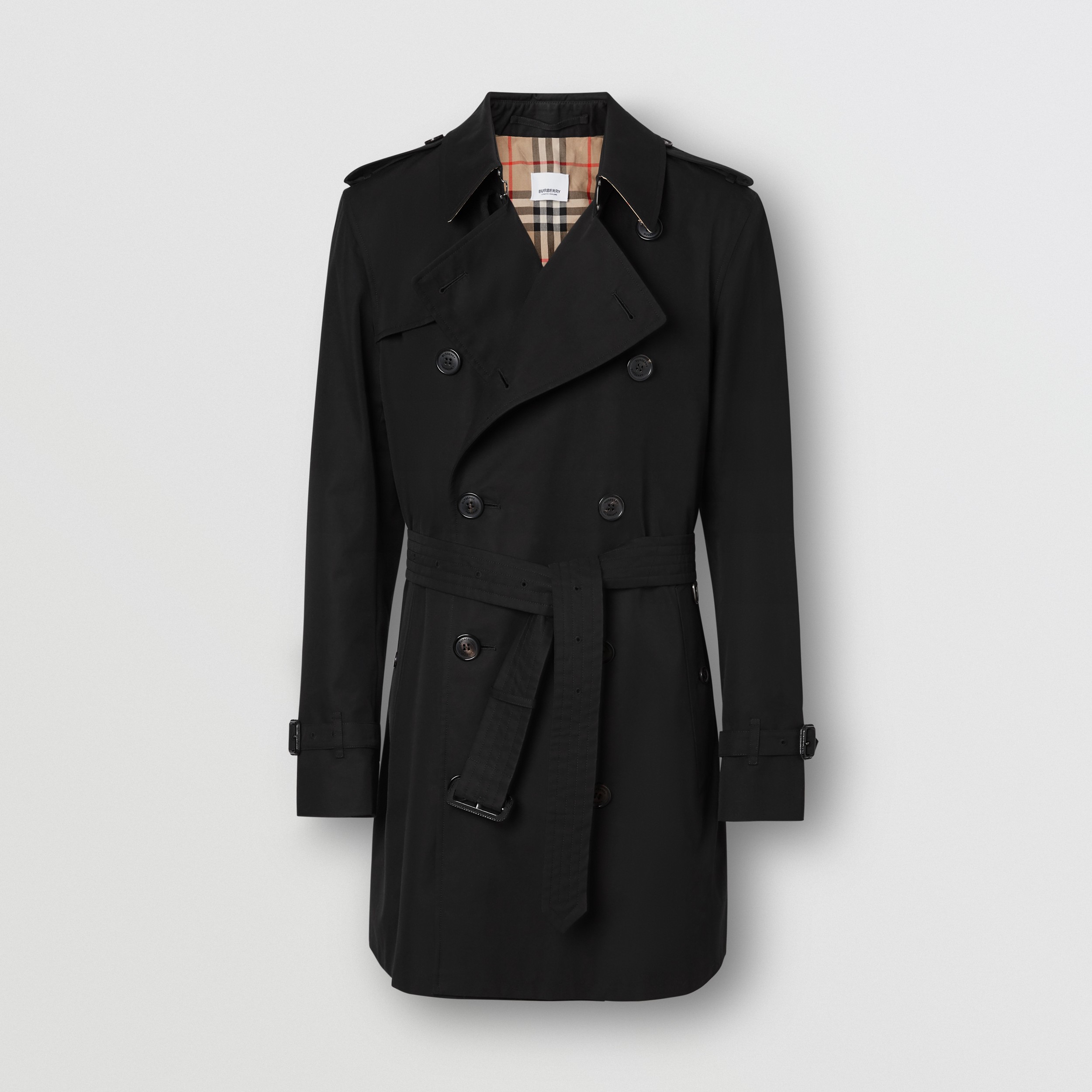 The Short Wimbledon Trench Coat in Black - Men | Burberry® Official - 4