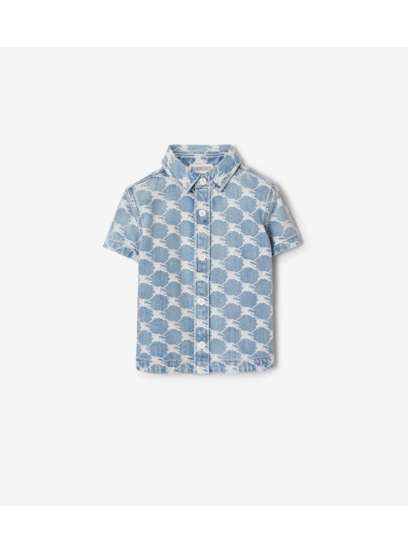 Baby burberry 2025 button up