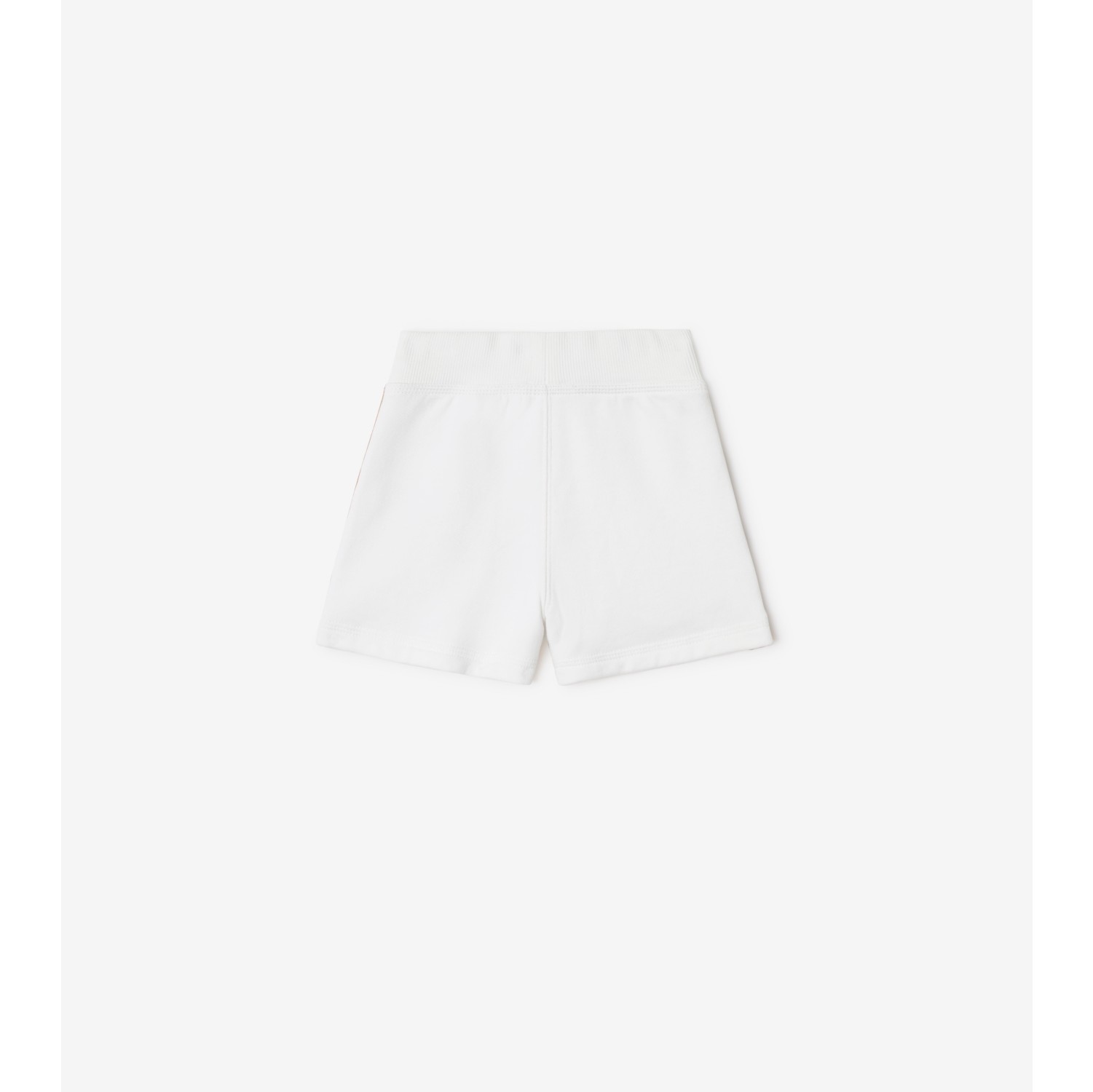 Check Trim Cotton Shorts