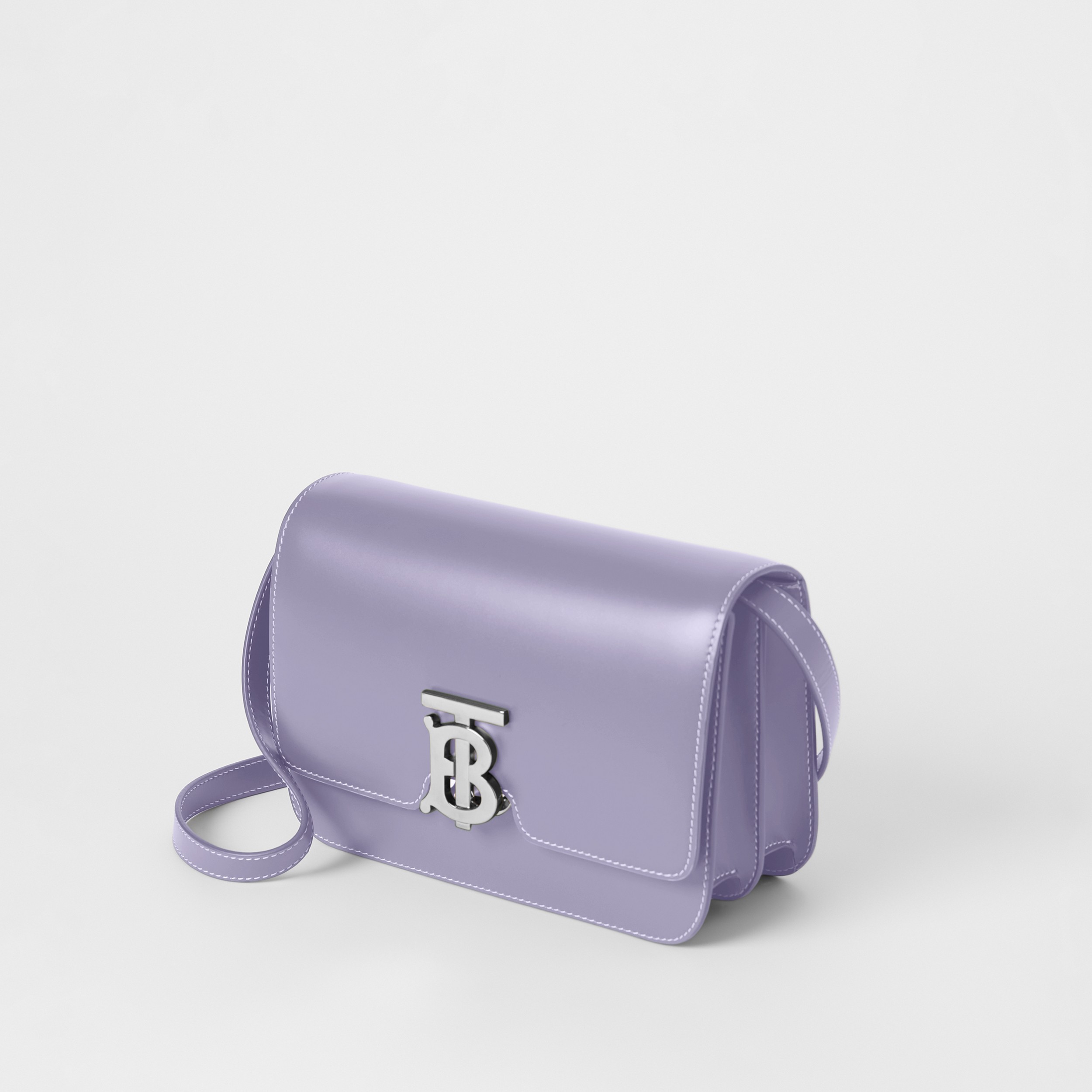 Small Leather TB Bag in Soft Violet - Women | Burberry® Official - 3