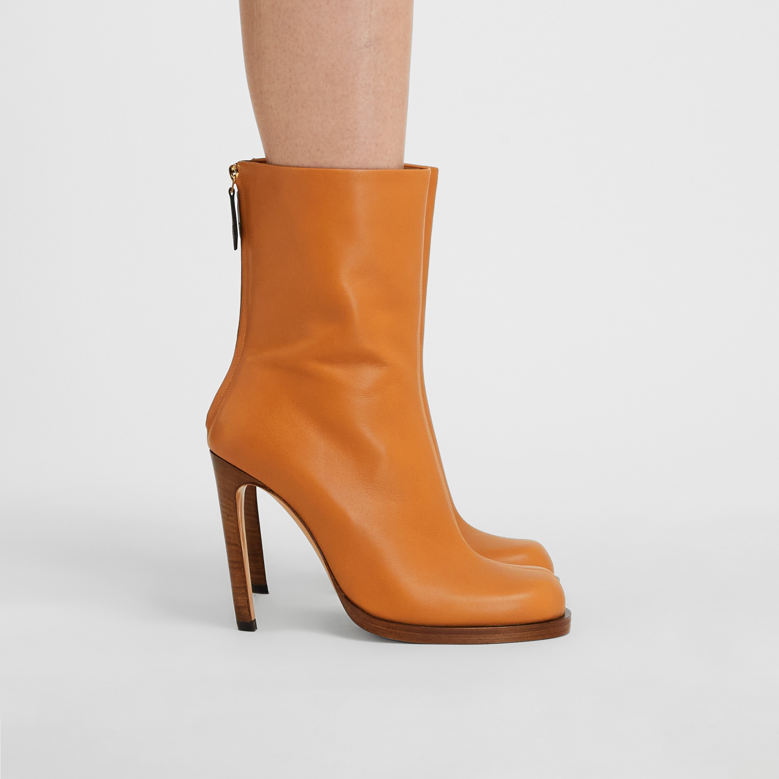 lined leather ankle boots