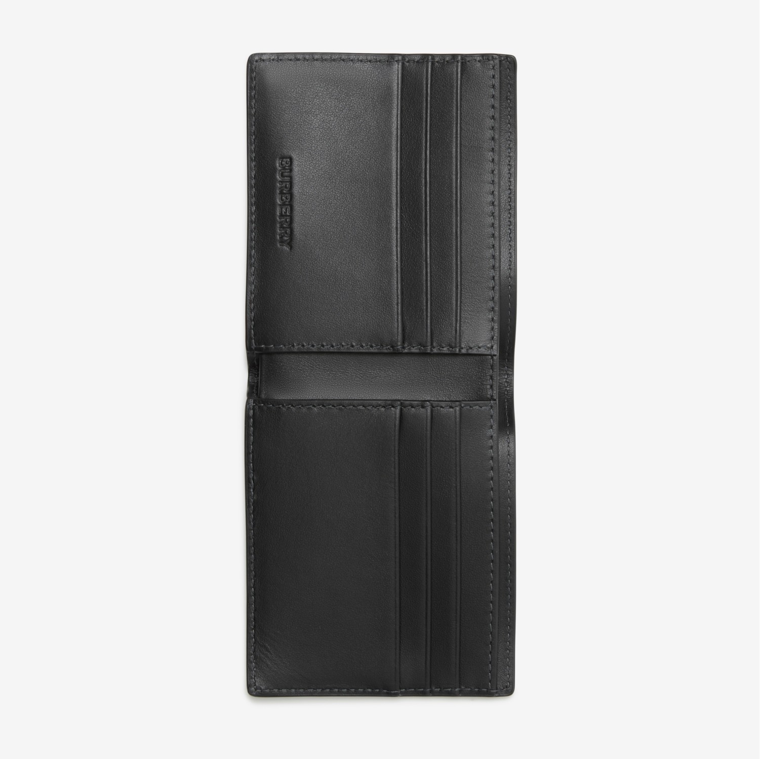 Burberry Check Bifold Wallet Black