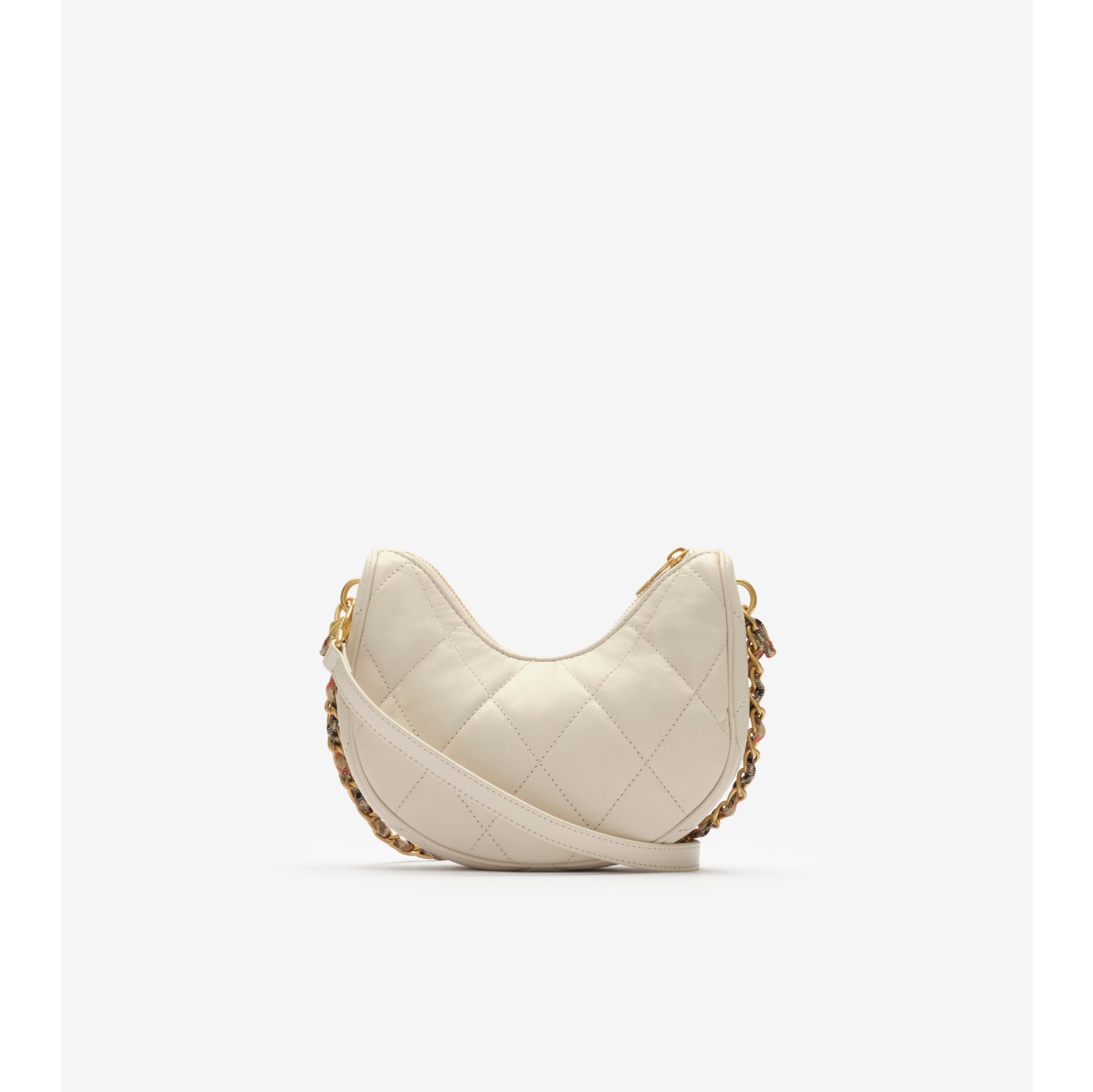 バーバリー　ボディ・トルソー Horseshoe Chain Bag in Soap beige - Women, Leather | Burberry