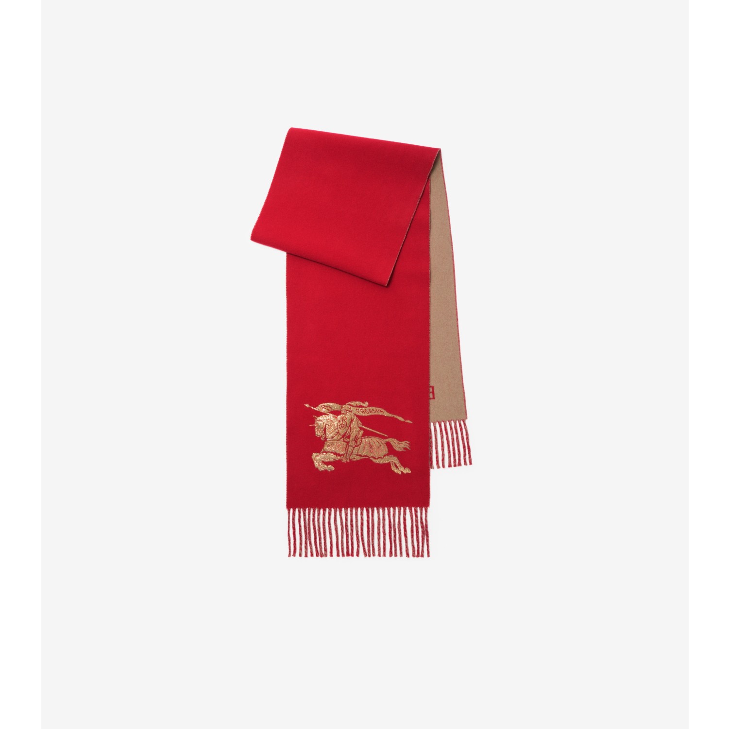 Reversible Sequin Knight Cashmere Scarf