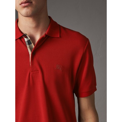 burberry red shirt