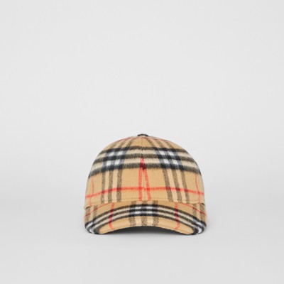 burberry wool baseball cap