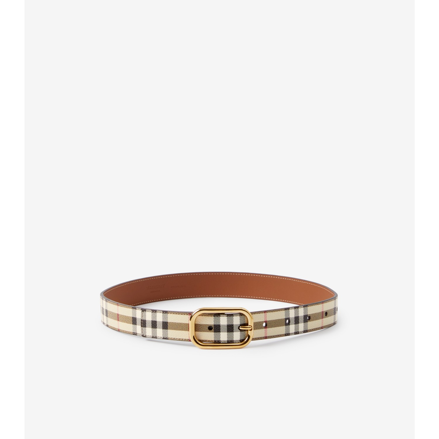 Burberry nova hot sale check belt