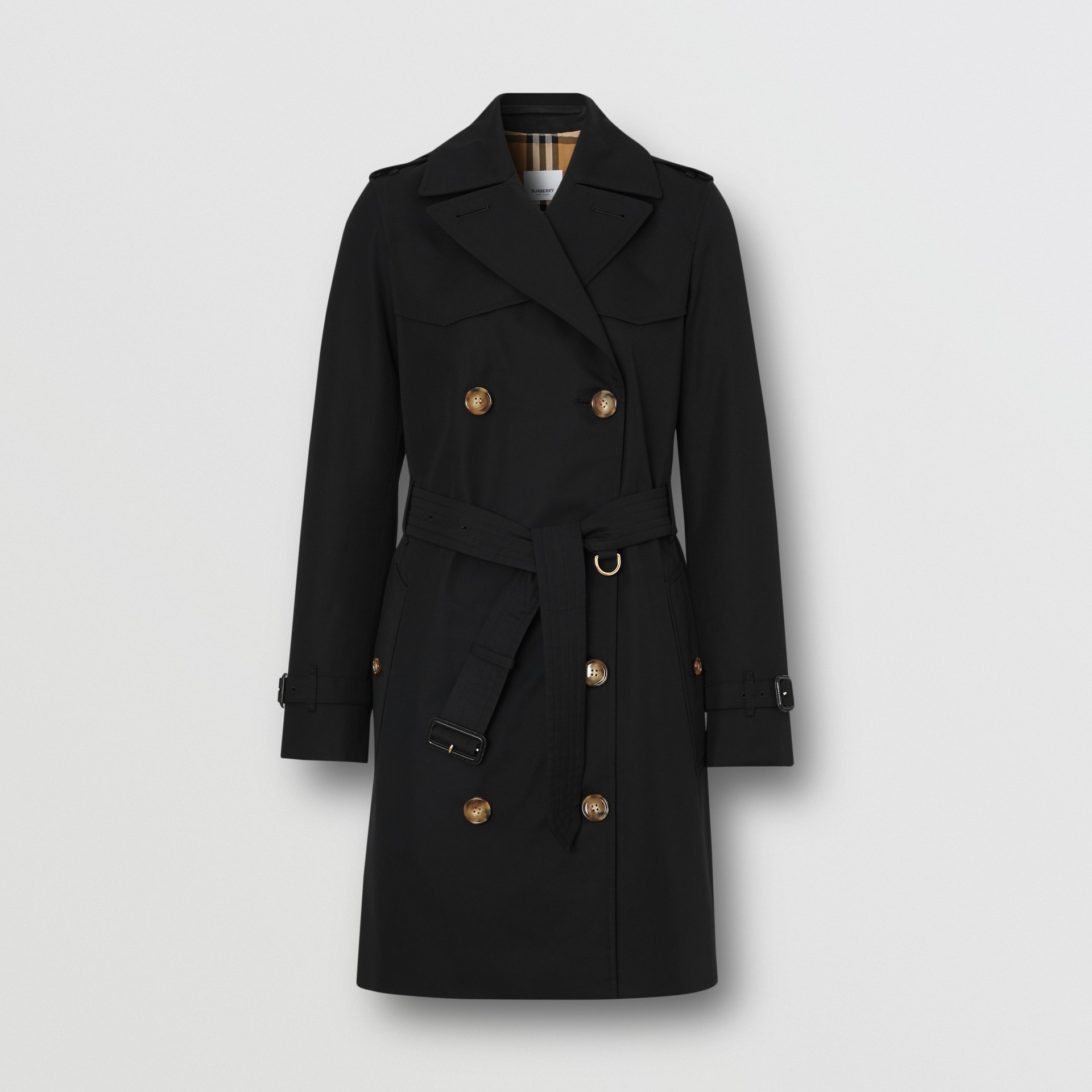 The Short Islington Trench Coat in Black - Women | Burberry United Kingdom