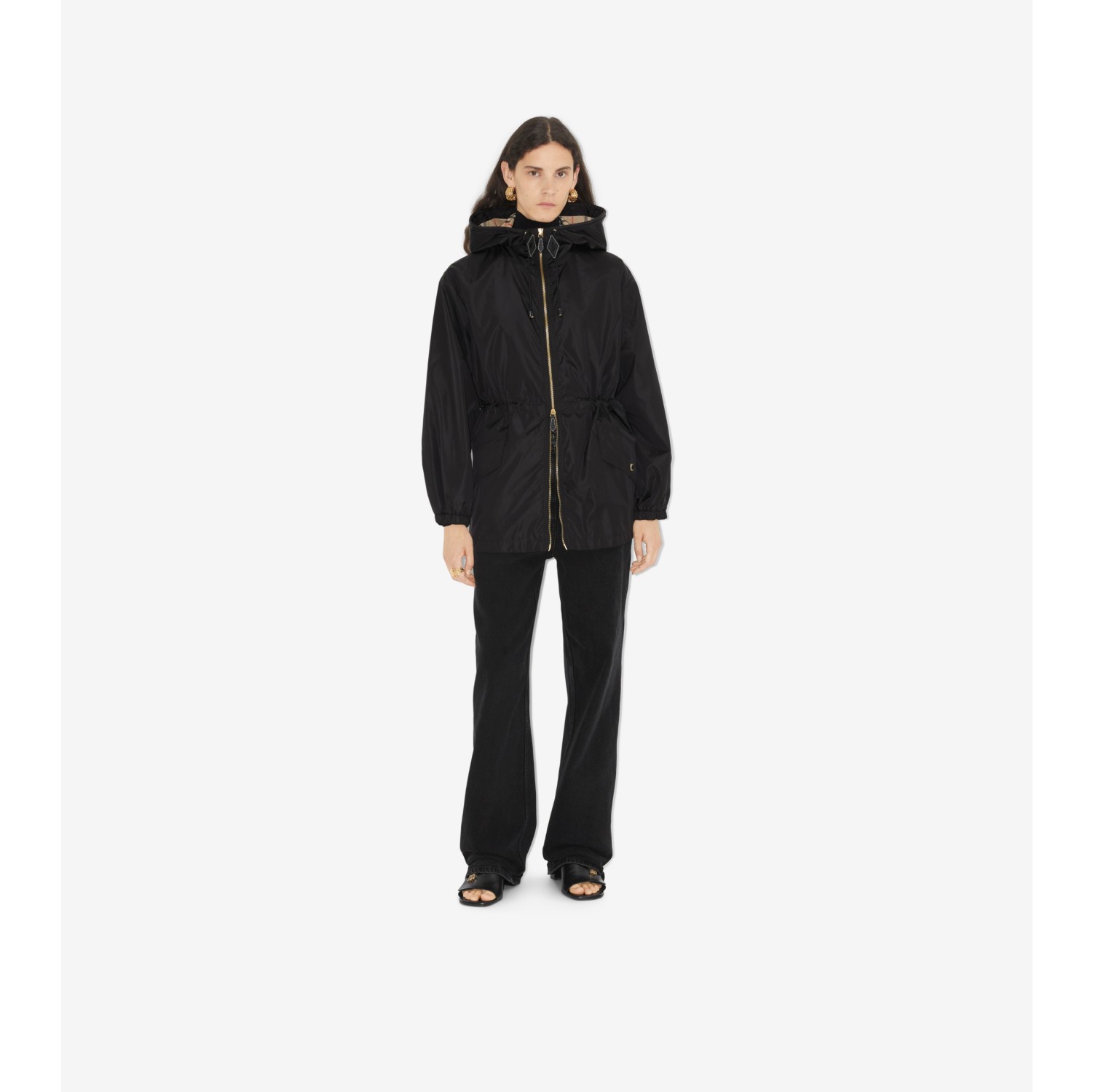 Nylon Jacket in Black - Women | Burberry® Official