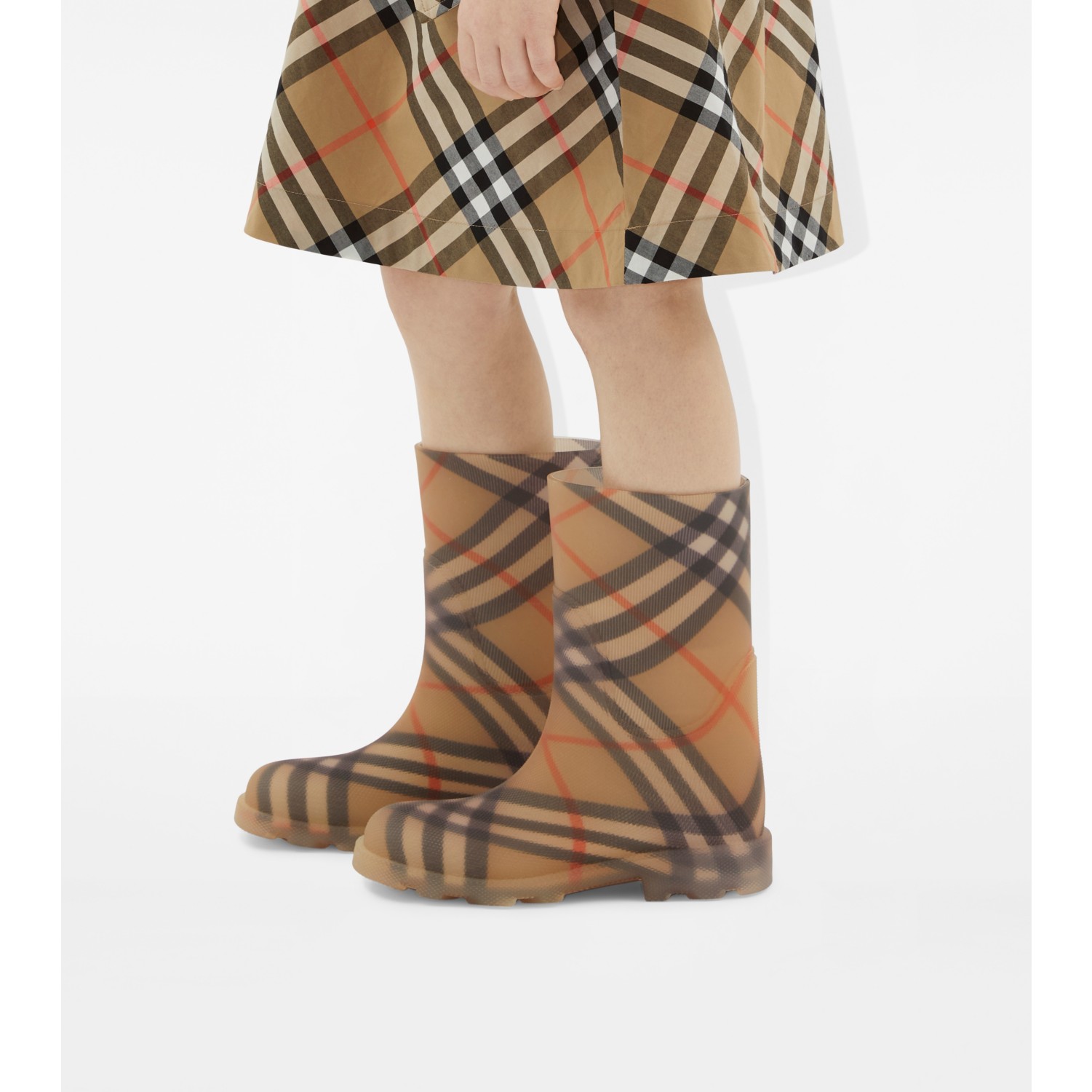 Baby burberry rain boots best sale