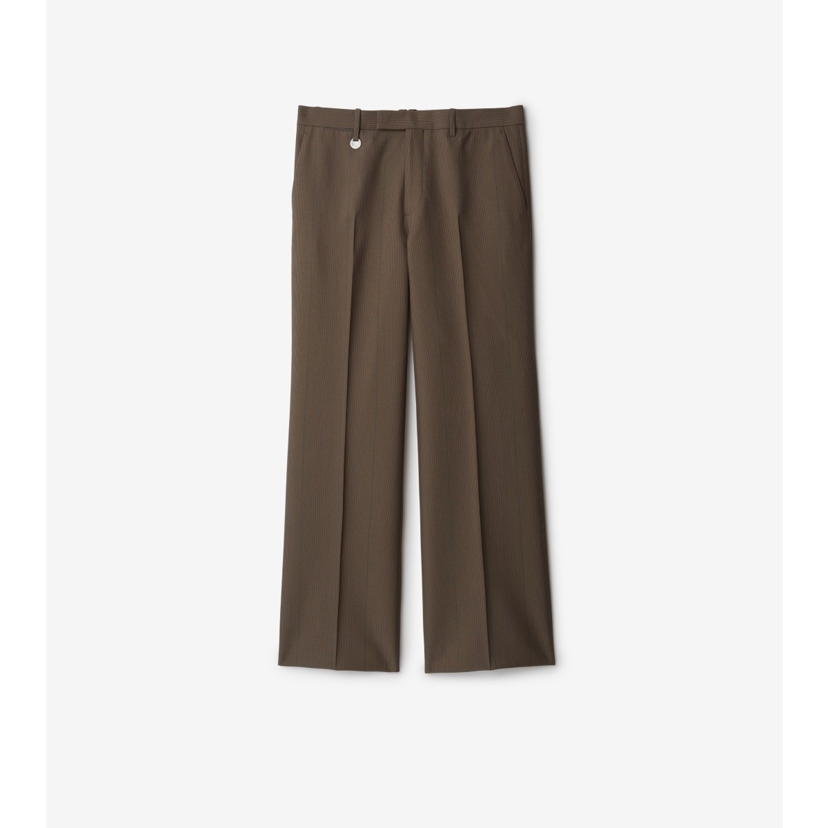 Burberry Wool Tailored Trousers In Dusk