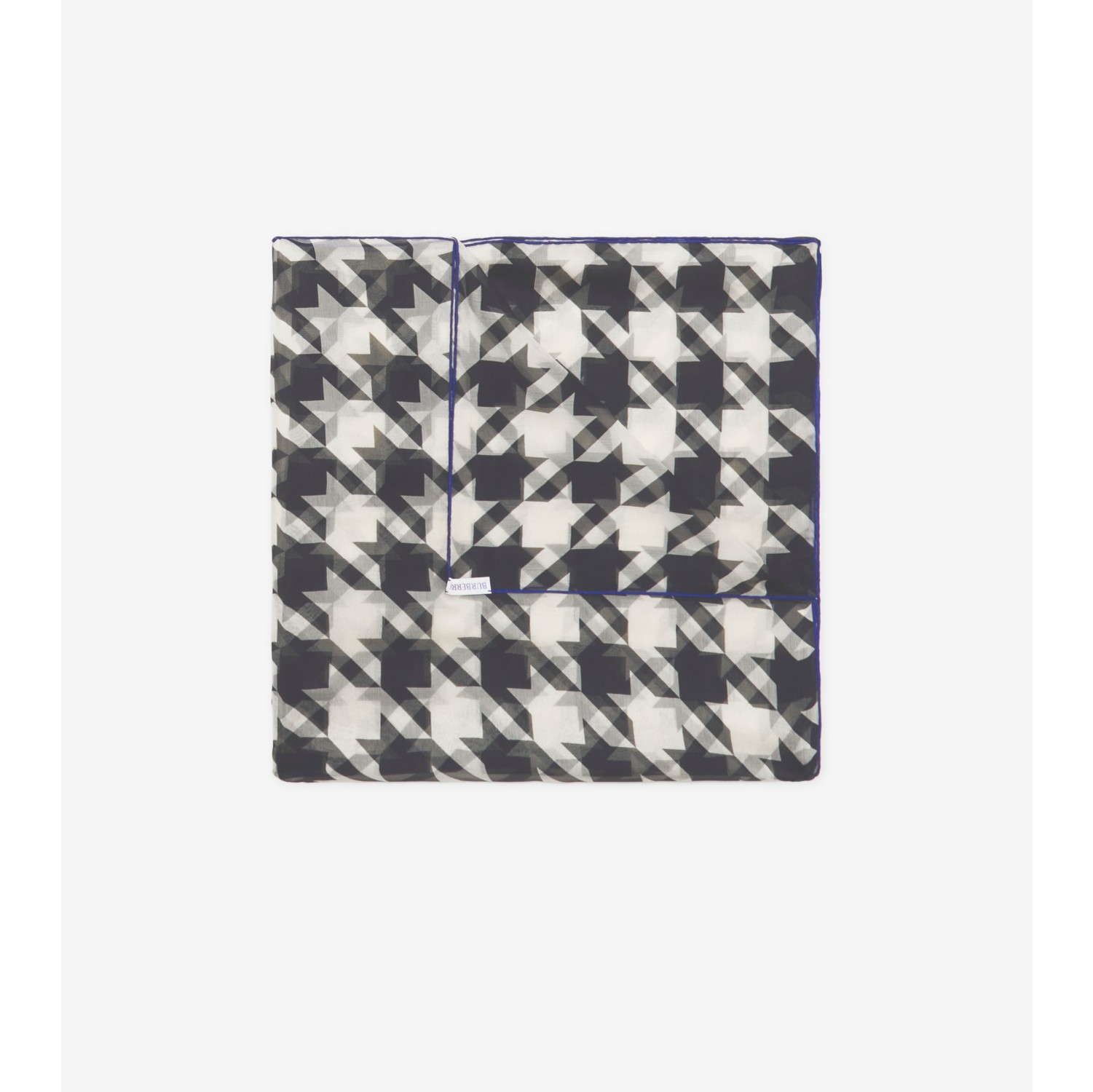 Echarpe de seda em pied-de-poule