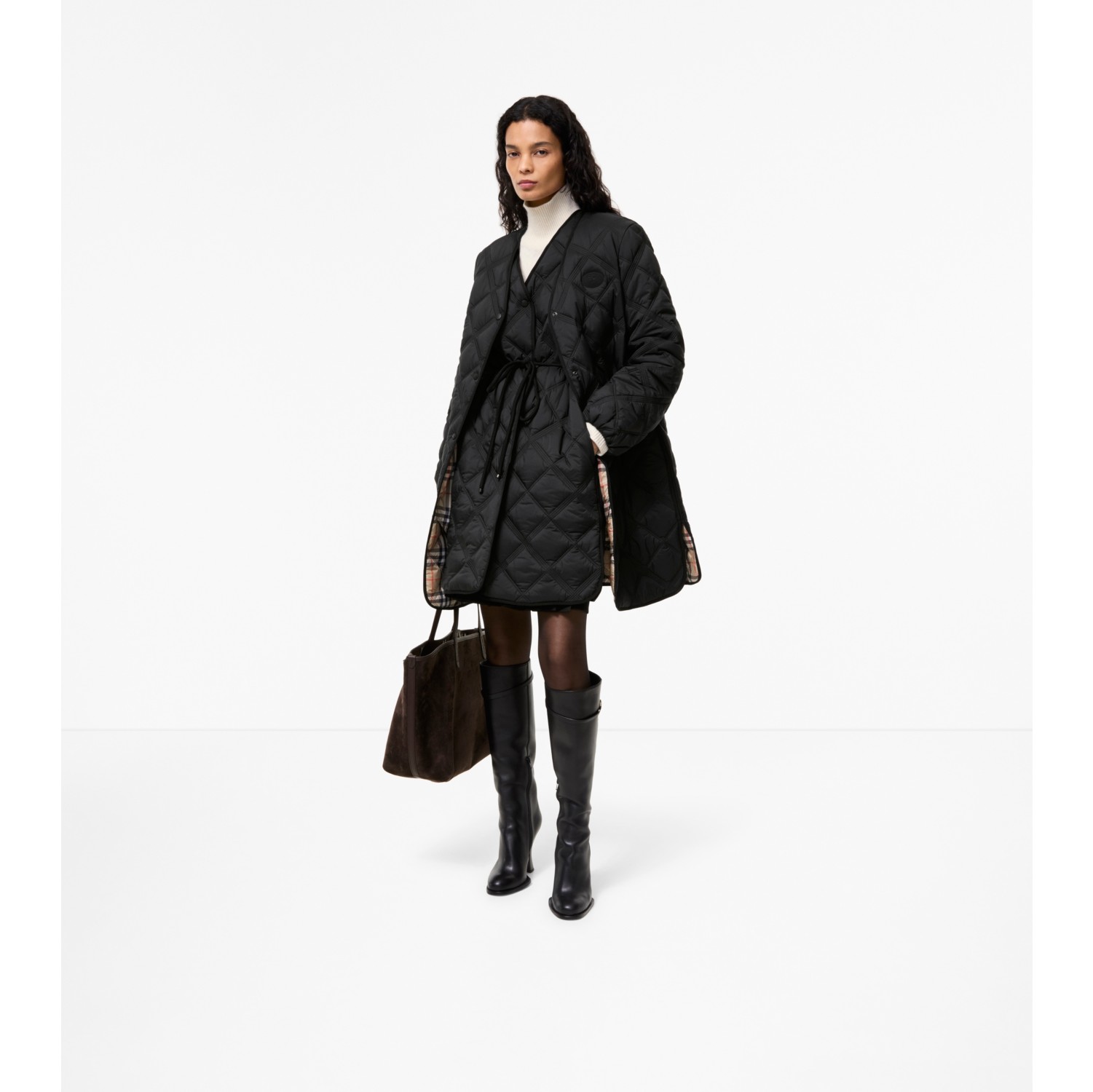 Detachable Gilet Quilted Nylon Ashfields Coat