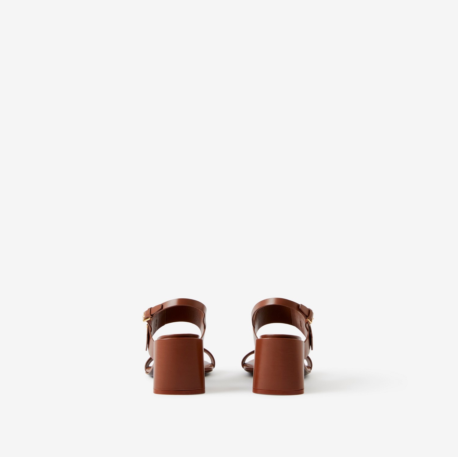 Sandales en cuir Monogram (Pomme De Pin) - Femme | Site officiel Burberry®