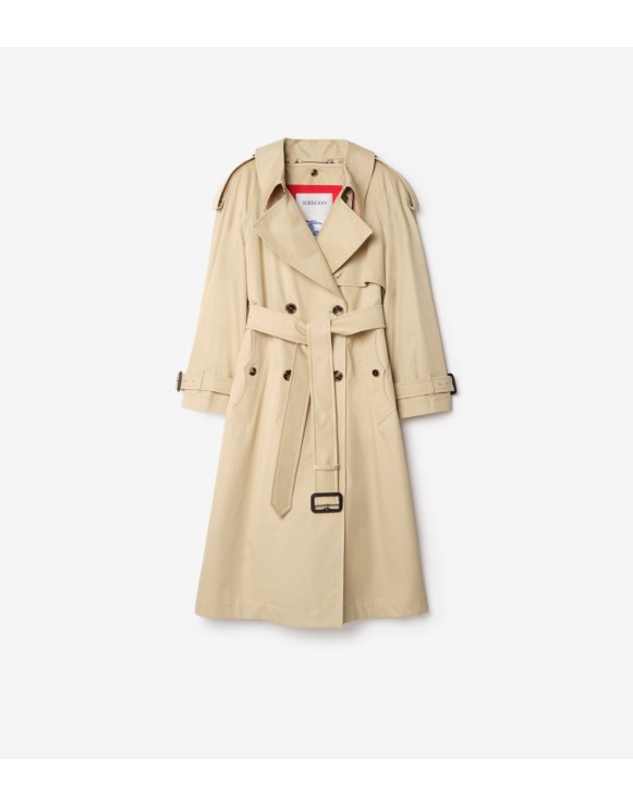 Long Gabardine Fitzrovia Trench Coat with Warmer