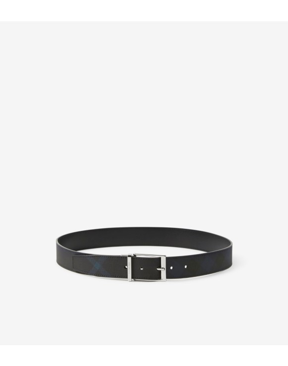 Burberry leather belt men's on sale