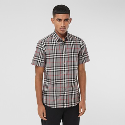 grey burberry shirt