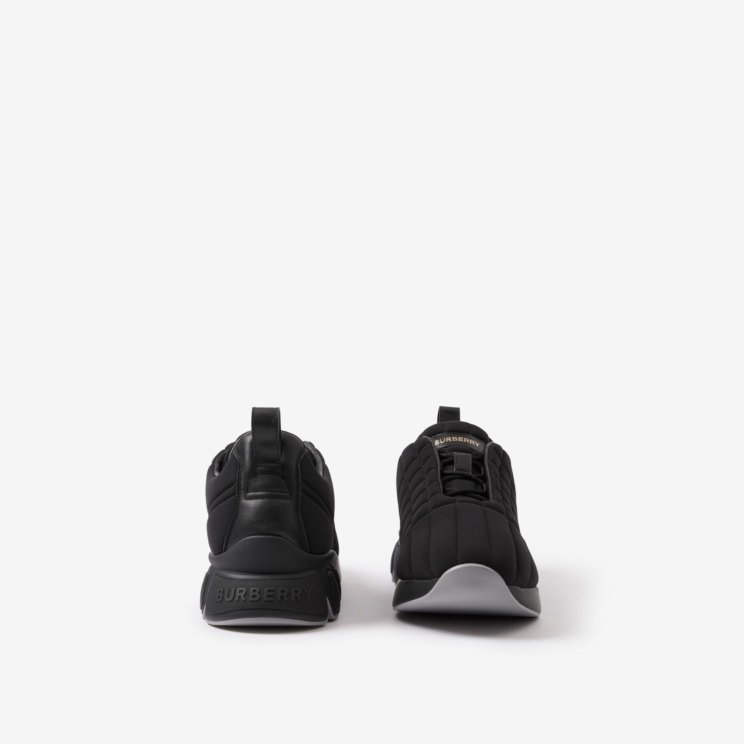 Sneaker classiche in neoprene trapuntato (Nero) - Uomo | Sito ufficiale Burberry® - 4