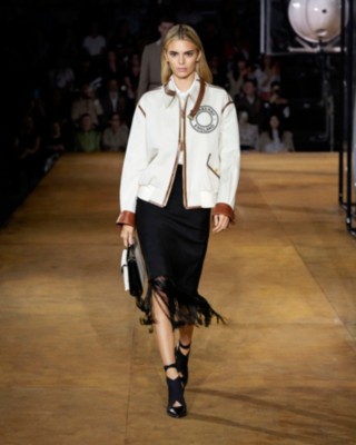 mini logo graphic canvas and leather pocket bag