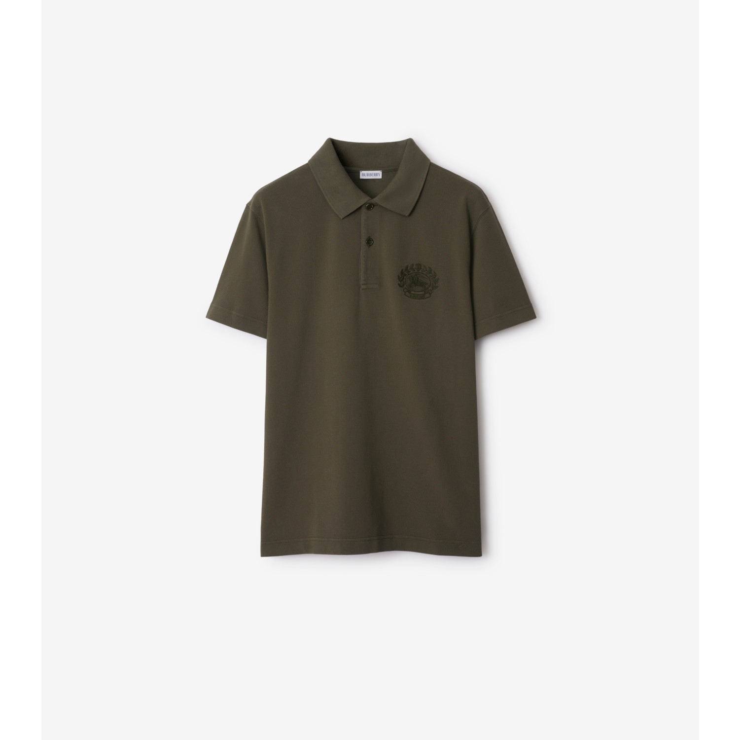 Burberry green polo shirt hotsell