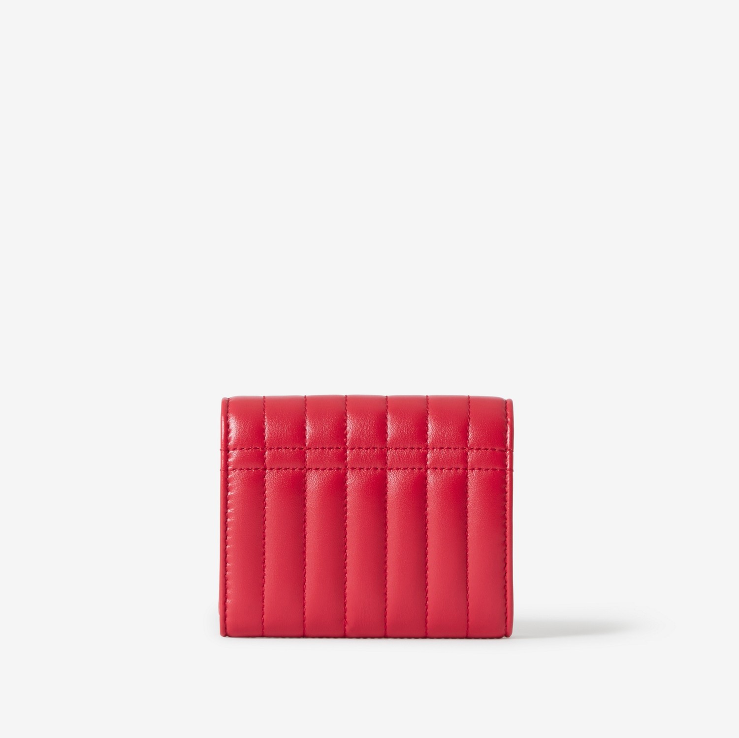 Quilted Leather Small Lola Folding Wallet in Bright Red - Women | Burberry® Official
