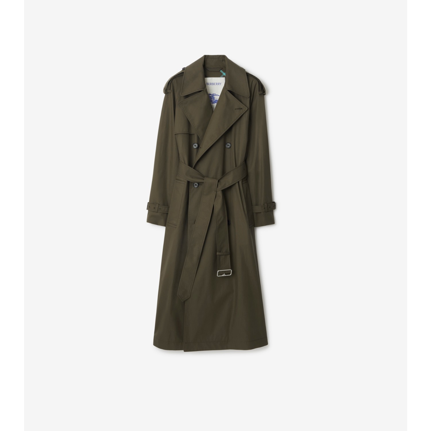 Burberry shop olive coat