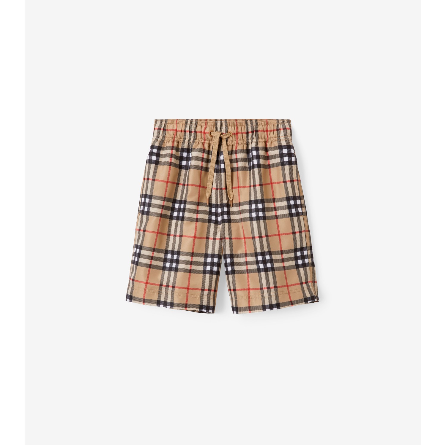 Short de bain Vintage Check Beige d archive Site officiel