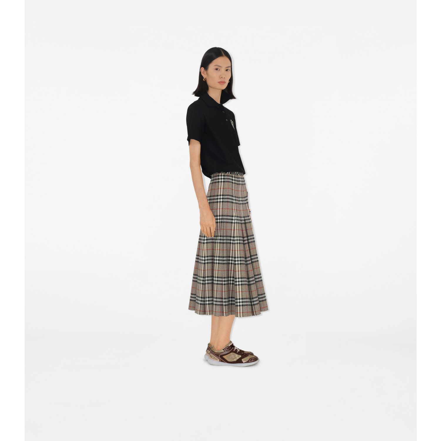 B Heart Cotton Polo Shirt