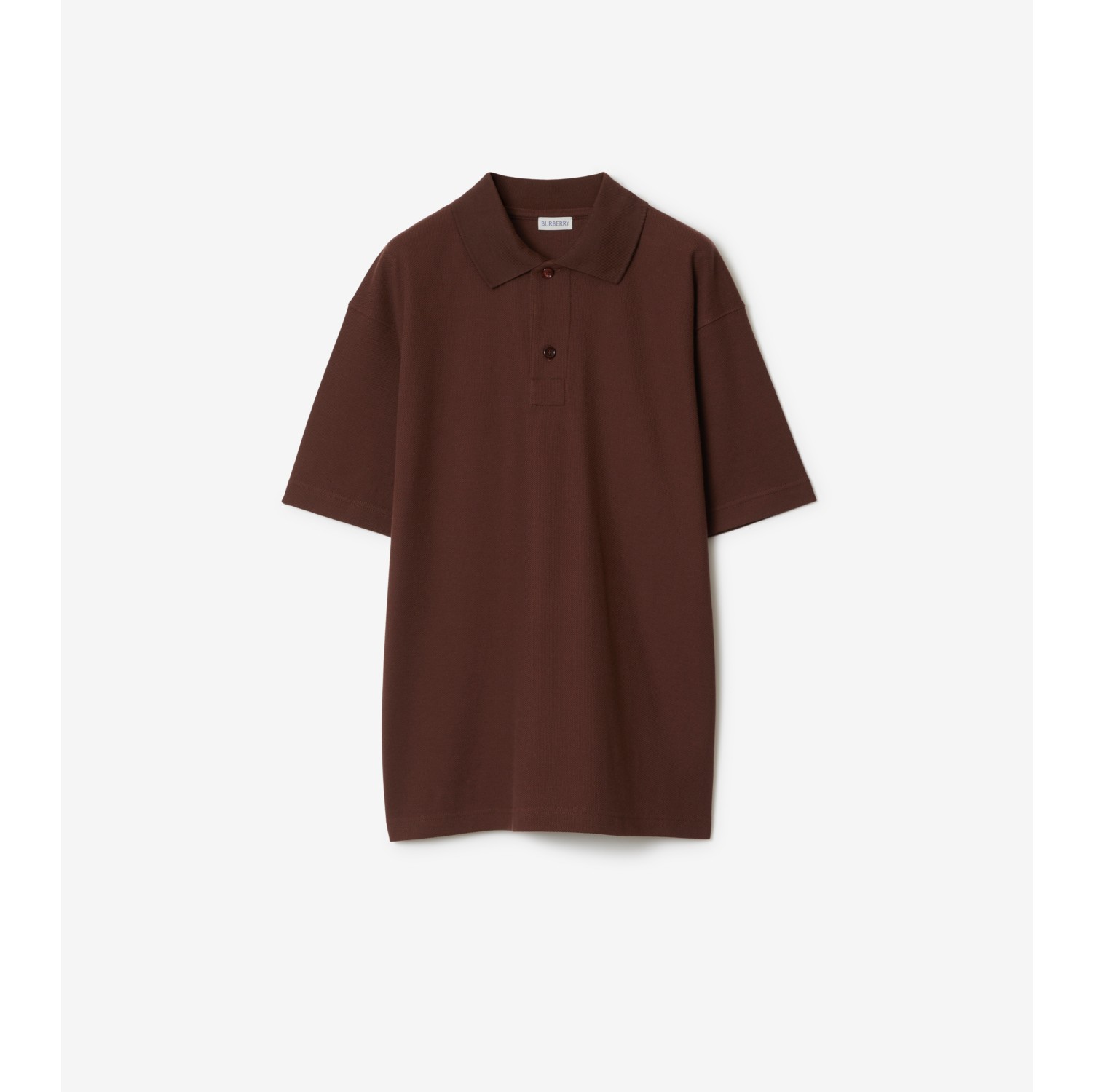 Burberry polo shop shirt mens brown