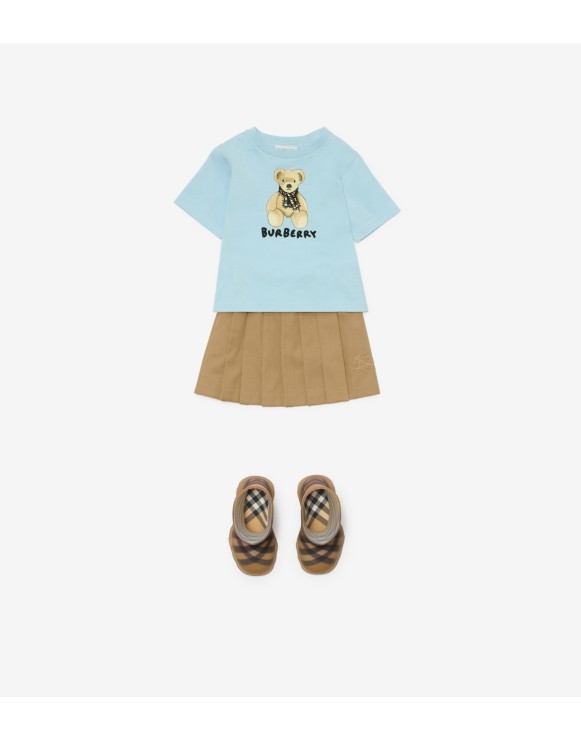 新品バーバリー　ベビー　プリントTシャツ　白　18M86 新品バーバリー ベビー プリントTシャツ 白 18M86 ベビー服(~95cm)