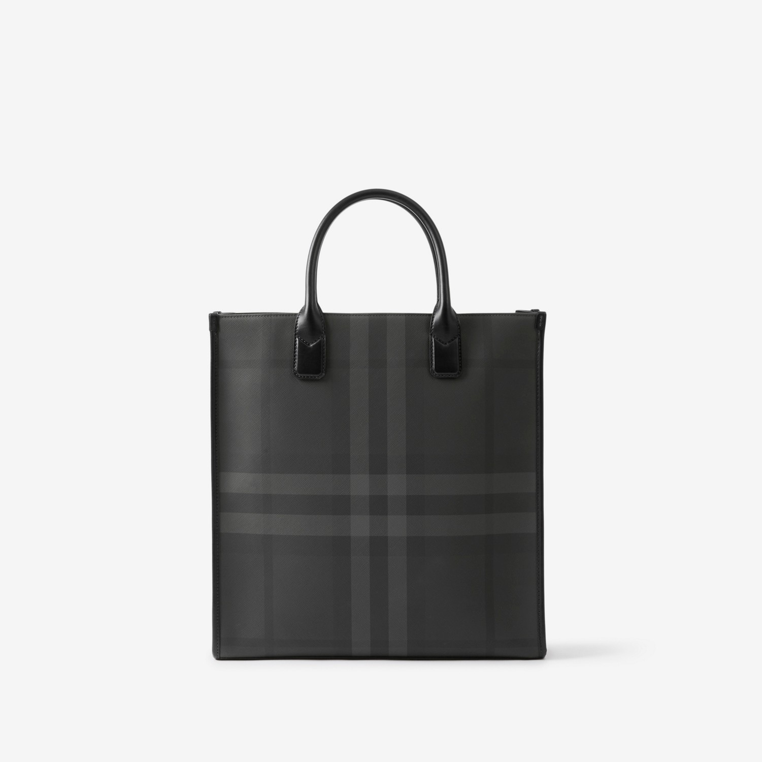 Slim Vertical Denny Tote in Charcoal - Men | Burberry® Official