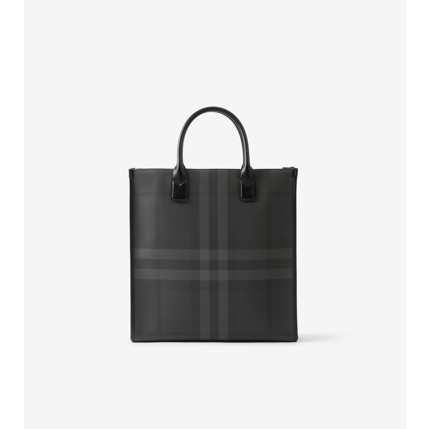 Slim Vertical Denny Tote in Charcoal Men Burberry Official