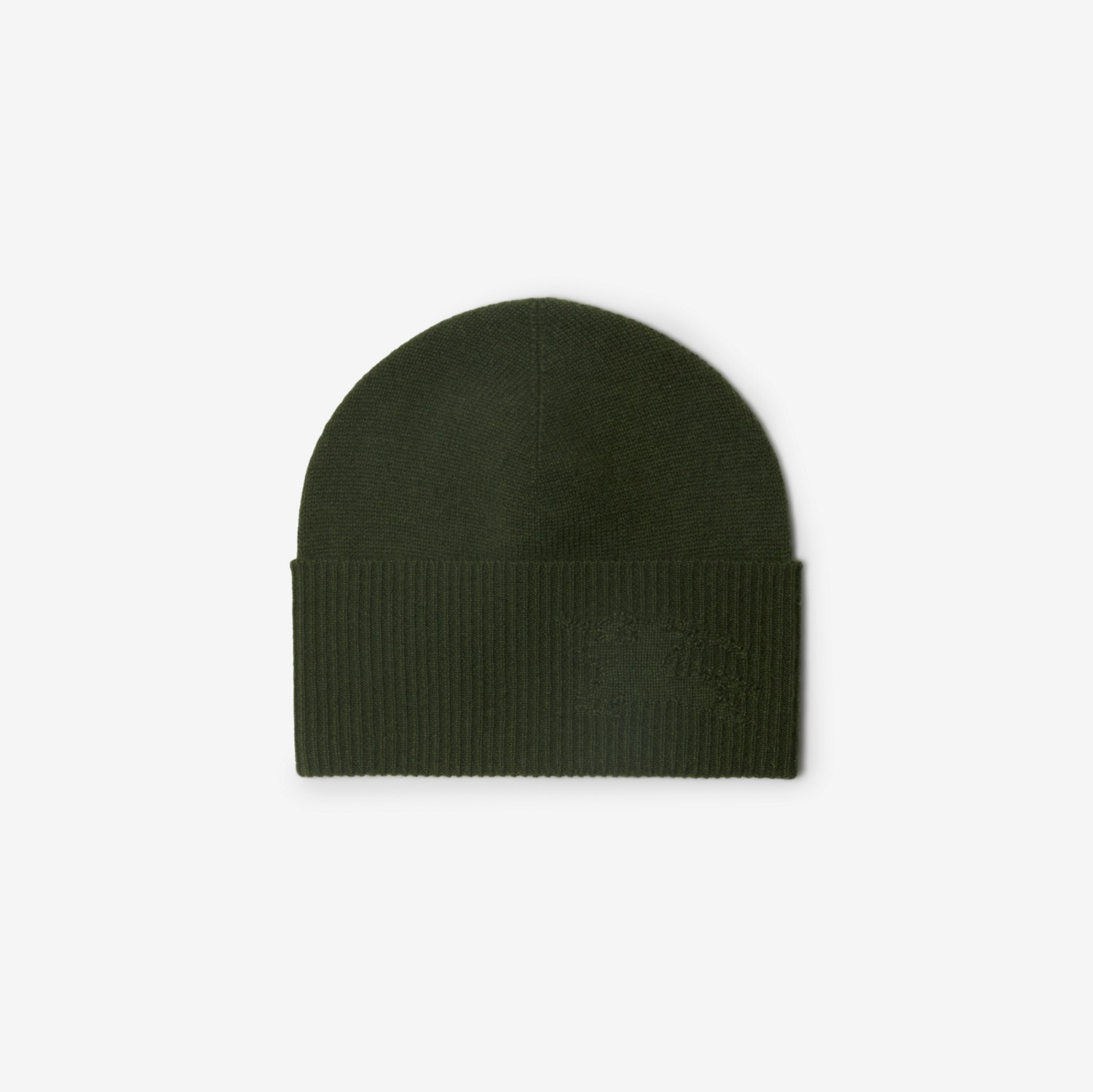 马术骑士徽标羊绒帽 (卡其色) | Burberry® 博柏利官网