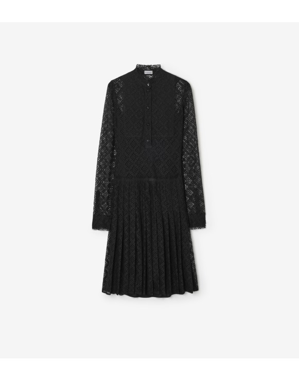 Check Lace Dress