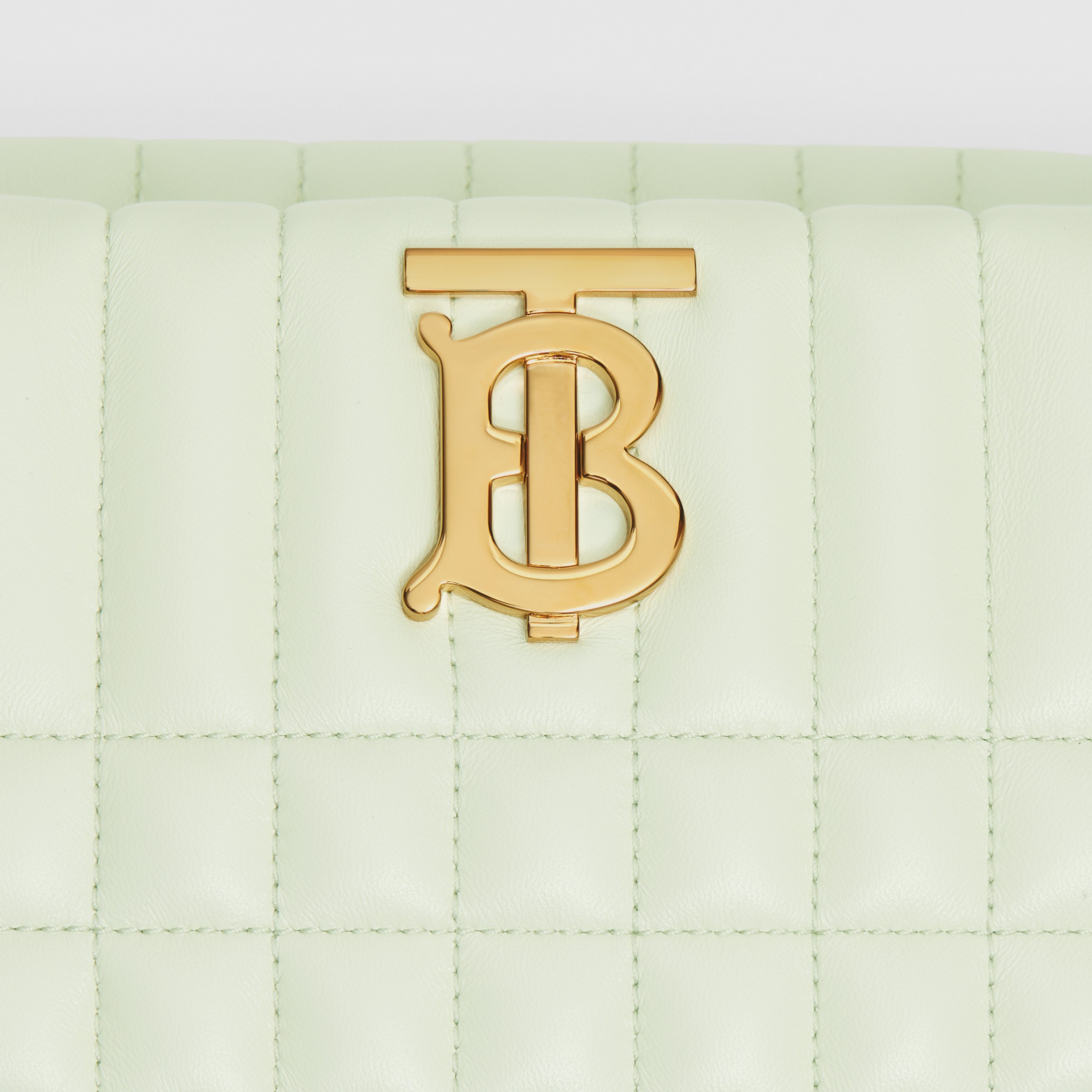 Quilted Leather Small Soft Lola Bag in Pistachio - Women | Burberry® Official - 2