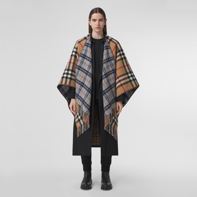 burberry reversible cape