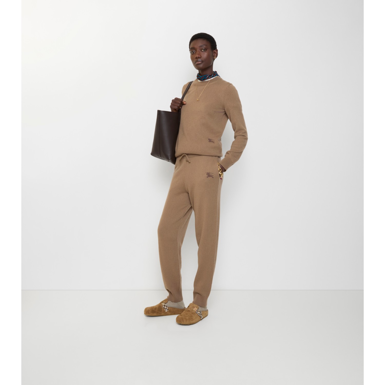 Wool Blend Track Pants - thumbnail 2