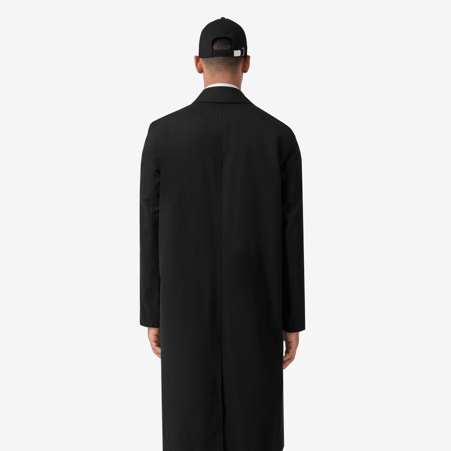 帕丁顿版型 – 长款 Heritage 轻便大衣 (黑色) - 男士 | Burberry® 博柏利官网