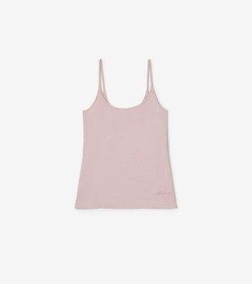 ストレッチコットンキャミソール (ライラックピンク) - ウィメンズ