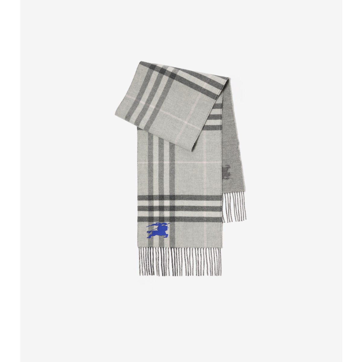  Check Reversible EKD Cashmere Scarf