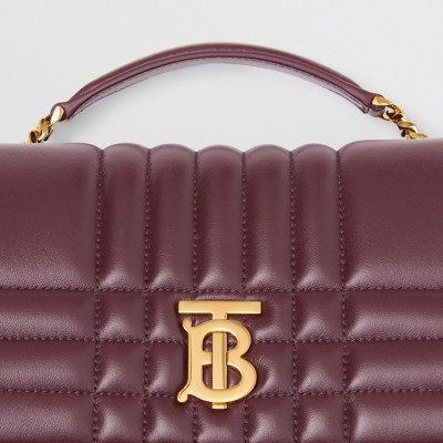 burberry bag maroon