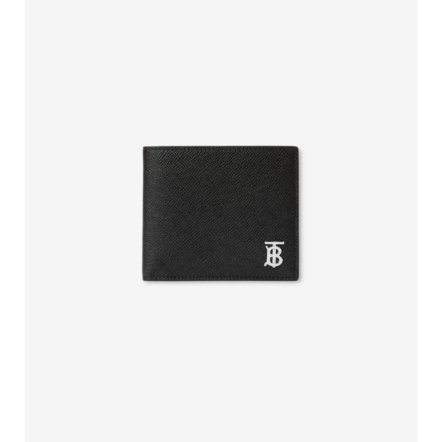 Grainy Leather TB Bifold Wallet in Black - Men | Burberry® Official